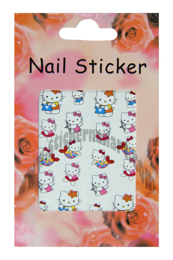 Water decal hello kitty fantaisie - Sticker Nail Art